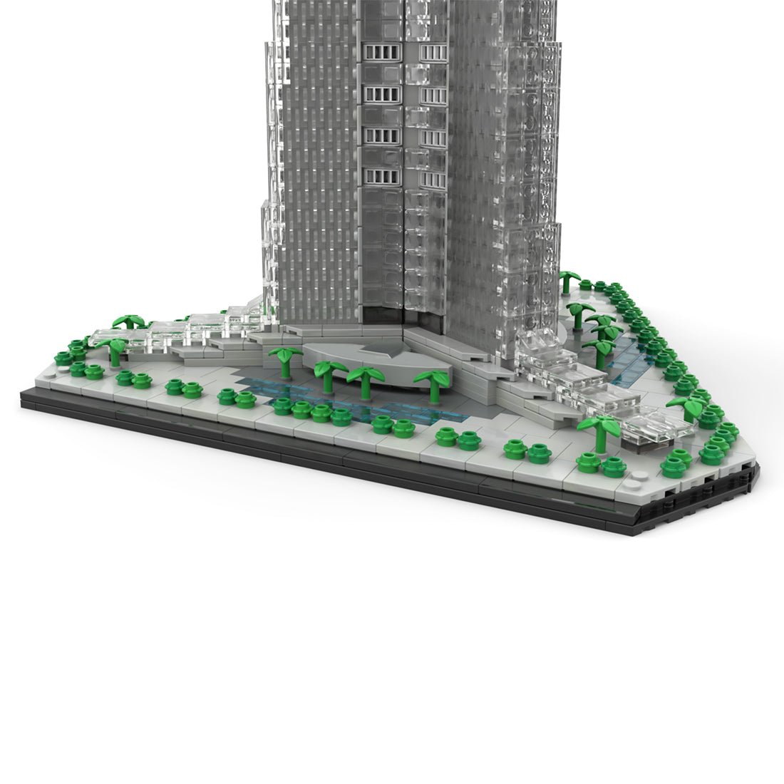 MOC - 246046 Jeddah Tower 1:800 Scale Klemmbausteine - LesDiy - Klemmbausteine