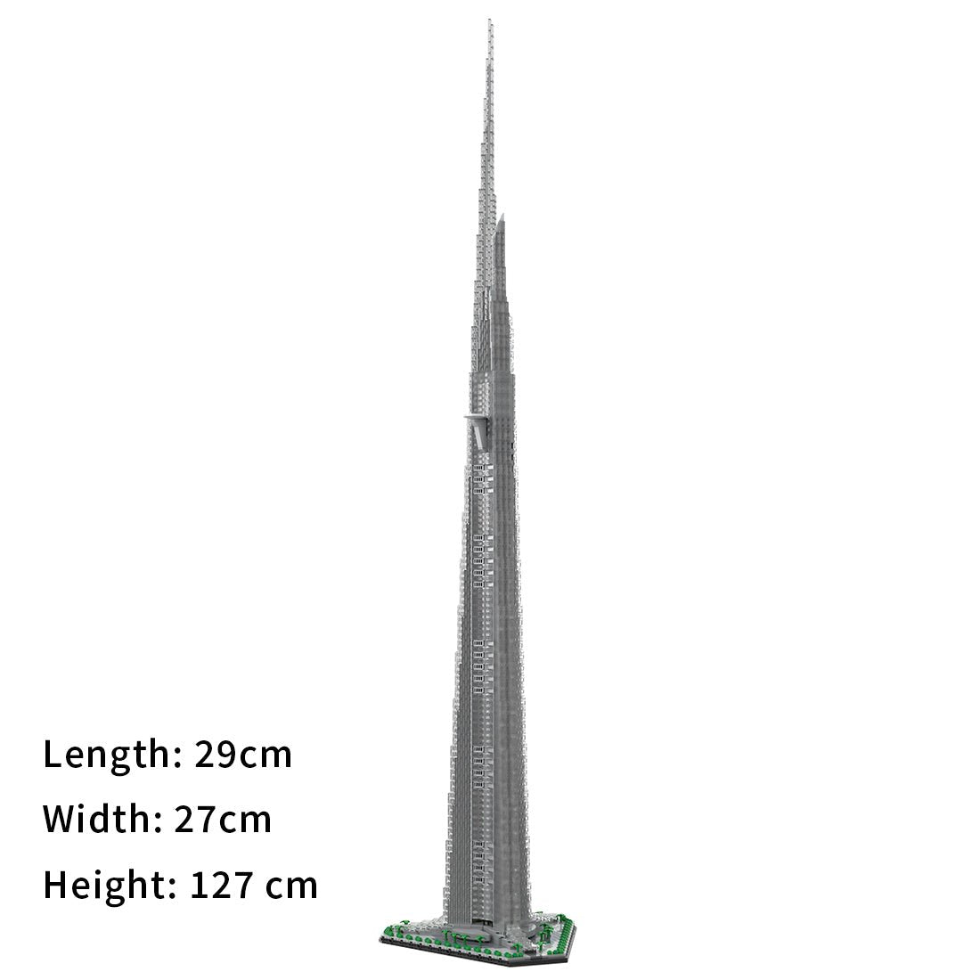MOC - 246046 Jeddah Tower 1:800 Scale Klemmbausteine - LesDiy - Klemmbausteine