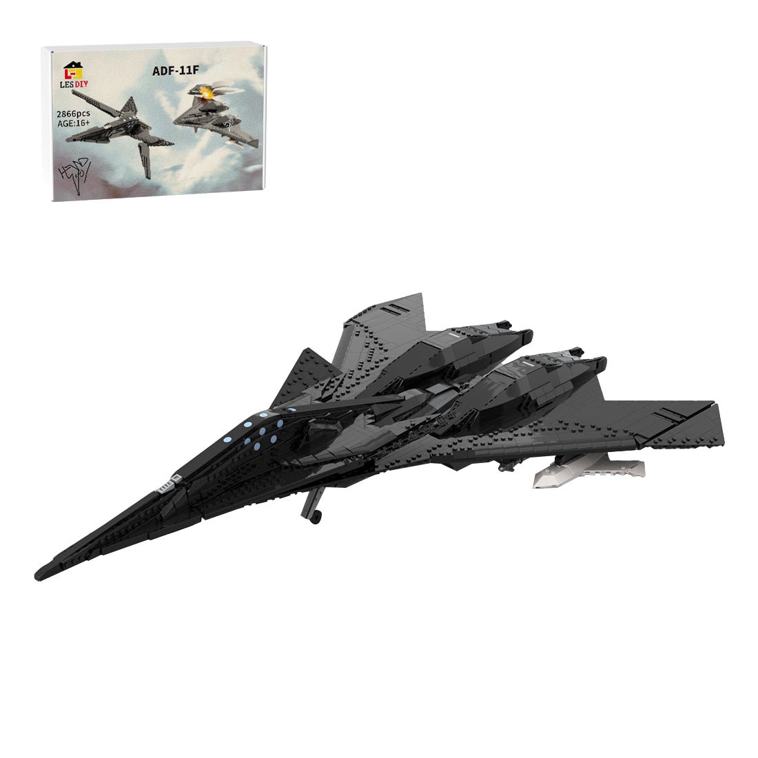 MOC - 246806 1:35 Scale ADF - 11 Raven "Hugin" (And ADF - 11F) Klemmbausteine - LesDiy - Klemmbausteine