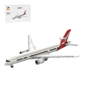 MOC-248342 Boeing 787-9 Dreamliner - Qantas Livery 1:100 Klemmbausteine-LesDiy-Klemmbausteine