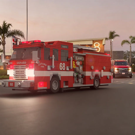 MOC-248452 2019 Pierce Arrow XT Feuerwehrfahrzeug der Feuerwehr Oxnard Klemmbausteine-LesDiy-Klemmbausteine