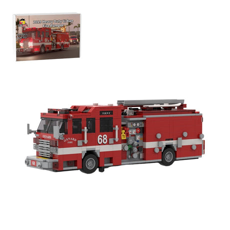 MOC-248452 2019 Pierce Arrow XT Feuerwehrfahrzeug der Feuerwehr Oxnard Klemmbausteine-LesDiy-Klemmbausteine
