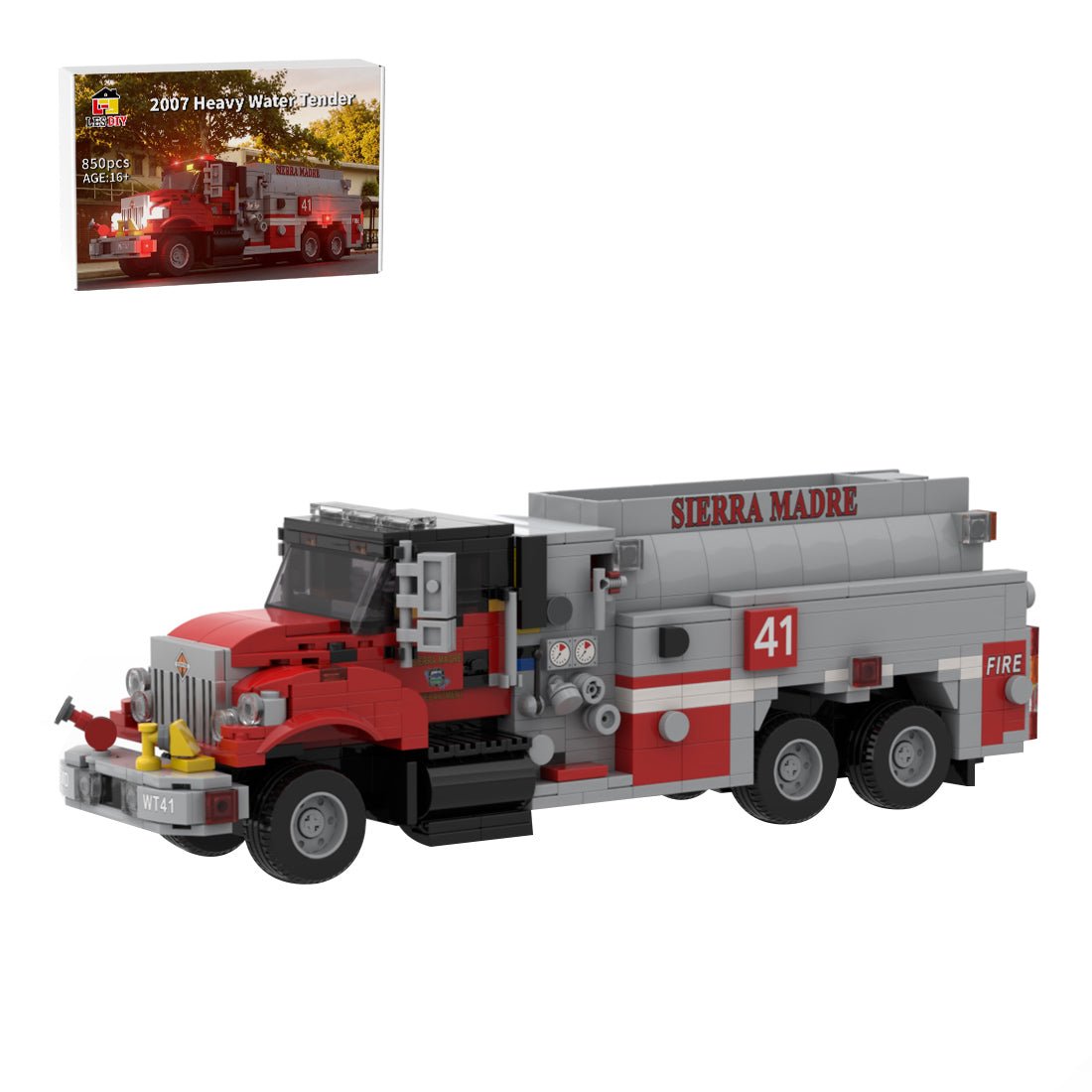MOC-249038 2007 International Tender/Tanker Sierra Madre FD Klemmbausteine-LesDiy-Klemmbausteine