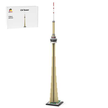 MOC - 250102 CN Tower 1:800 Scale Klemmbausteine - LesDiy - Klemmbausteine