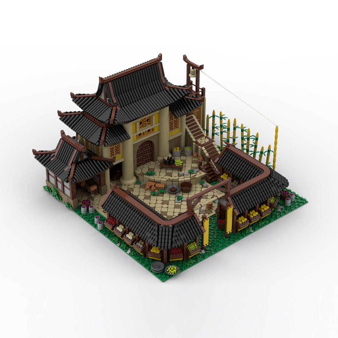 MOC - 250775 Age of Empires - Market (East Asian）Klemmbausteine - LesDiy - Klemmbausteine