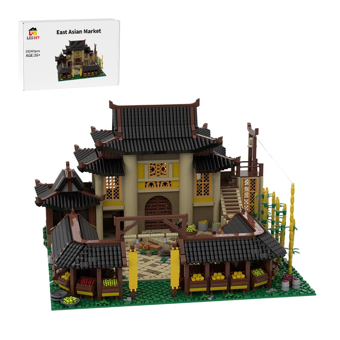 MOC - 250775 Age of Empires - Market (East Asian）Klemmbausteine - LesDiy - Klemmbausteine