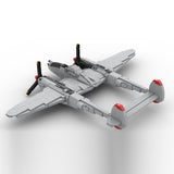 MOC - 251662 P - 38L Lightning 1:35 scale model Klemmbausteine - LesDiy - Klemmbausteine