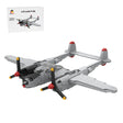 MOC - 251662 P - 38L Lightning 1:35 scale model Klemmbausteine - LesDiy - Klemmbausteine