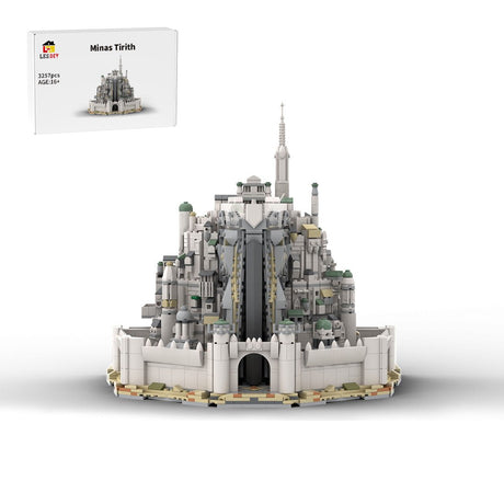 MOC - 253141 Smaller White City of Gondor from LOTR Klemmbausteine - LesDiy - Klemmbausteine