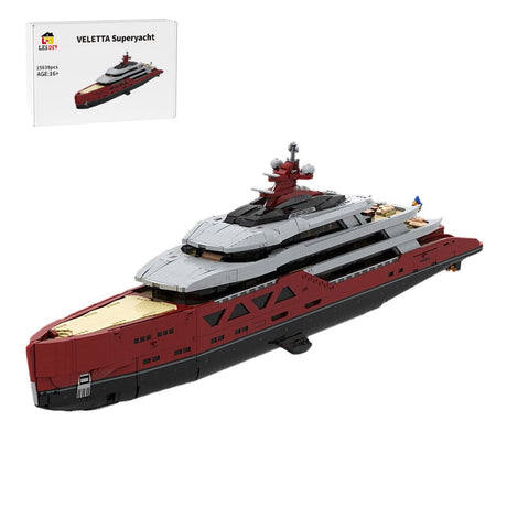 MOC - 254412 VELETTA Superyacht Klemmbausteine - LesDiy - Klemmbausteine
