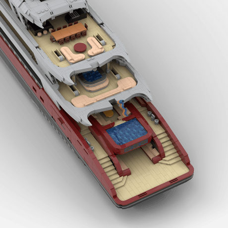 MOC - 254412 VELETTA Superyacht Klemmbausteine - LesDiy - Klemmbausteine