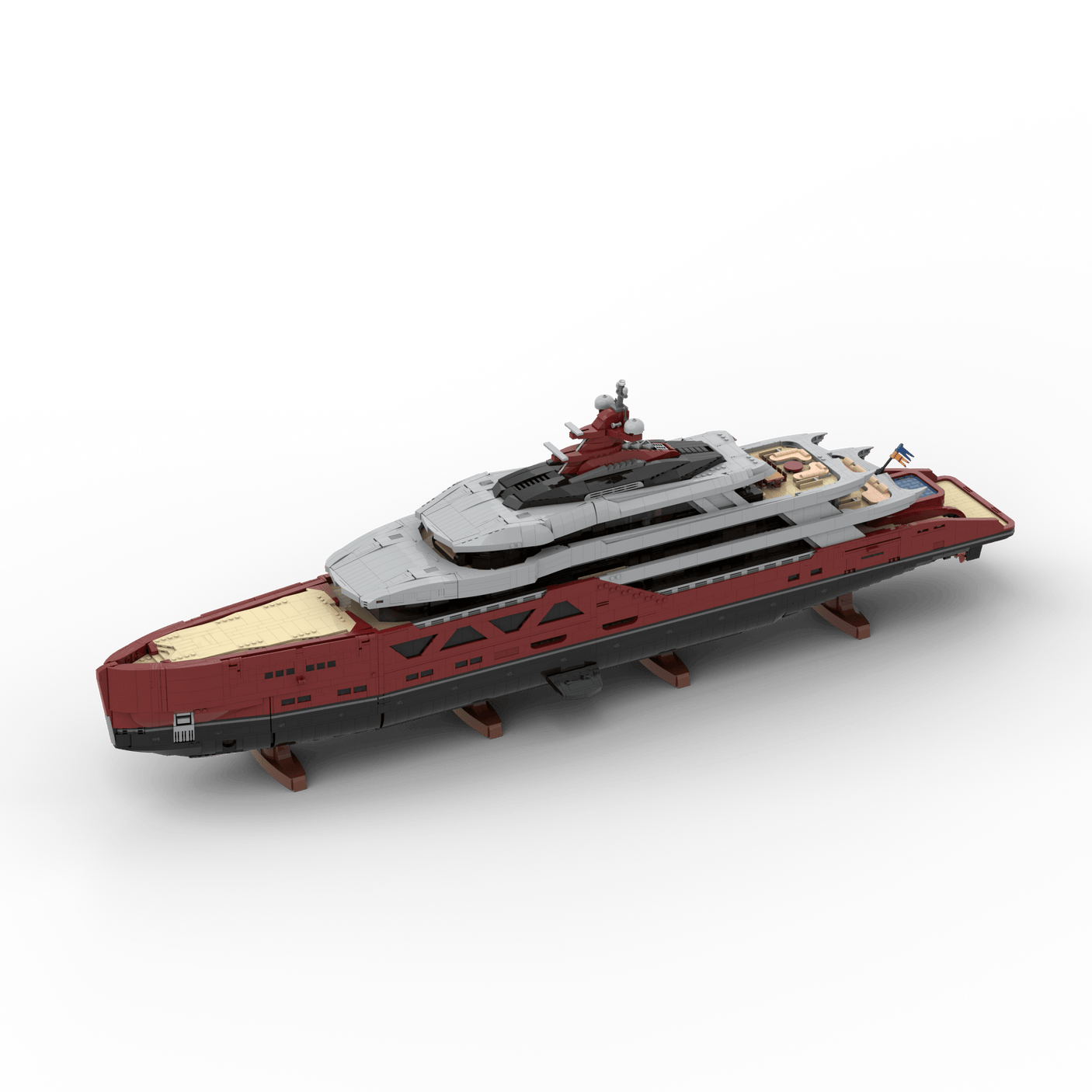 MOC - 254412 VELETTA Superyacht Klemmbausteine - LesDiy - Klemmbausteine