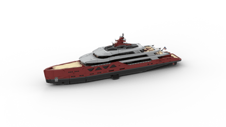MOC - 254412 VELETTA Superyacht Klemmbausteine - LesDiy - Klemmbausteine