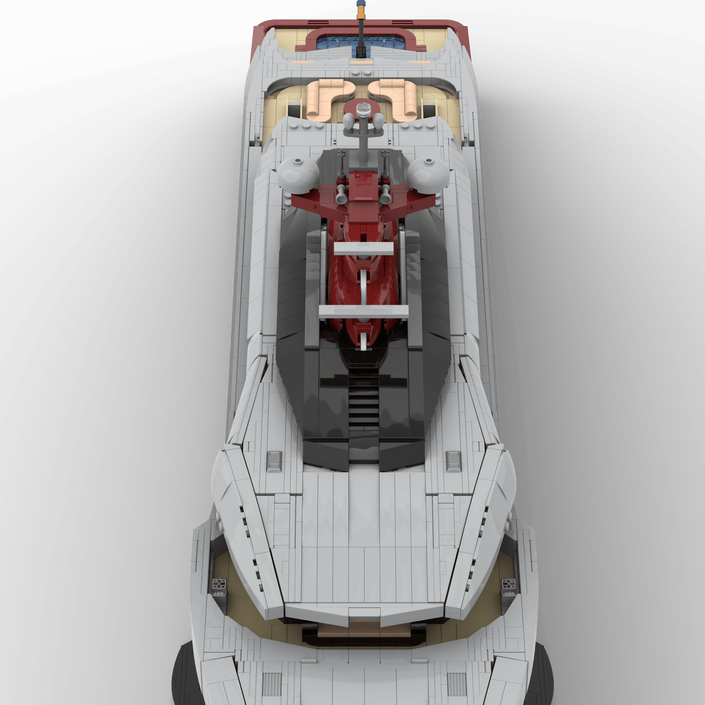 MOC - 254412 VELETTA Superyacht Klemmbausteine - LesDiy - Klemmbausteine