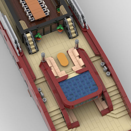 MOC - 254412 VELETTA Superyacht Klemmbausteine - LesDiy - Klemmbausteine