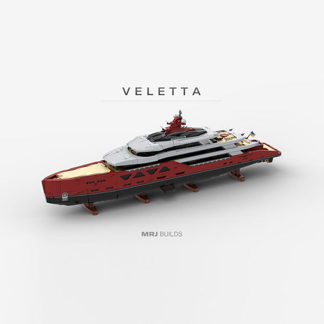 MOC - 254412 VELETTA Superyacht Klemmbausteine - LesDiy - Klemmbausteine