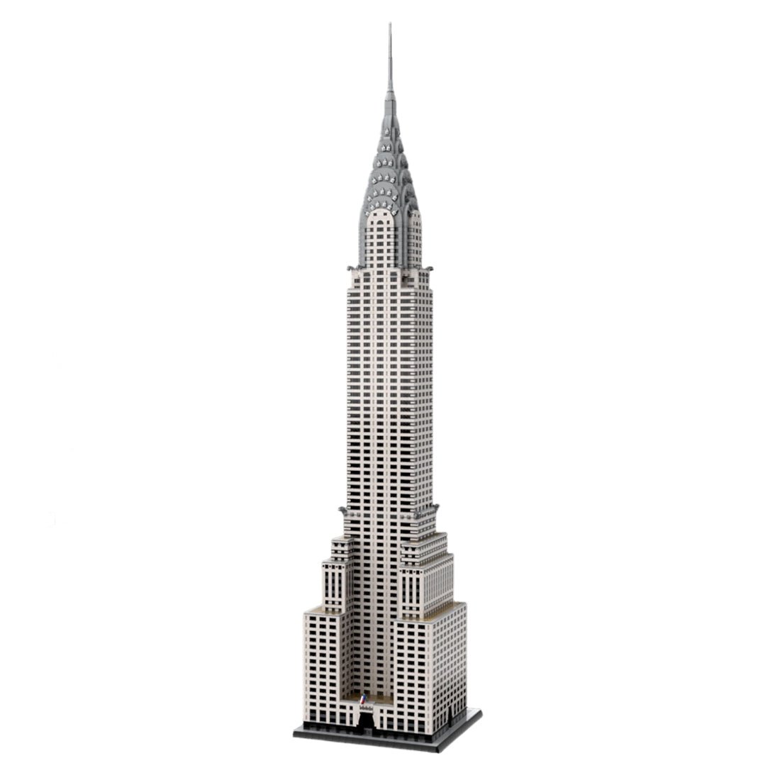 MOC - 256614 - Chrysler Building - 1/200 scale Klemmbausteine - LesDiy - Klemmbausteine