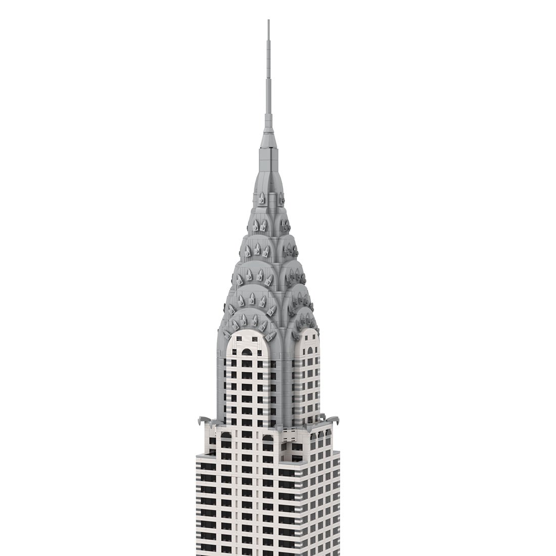 MOC - 256614 - Chrysler Building - 1/200 scale Klemmbausteine - LesDiy - Klemmbausteine