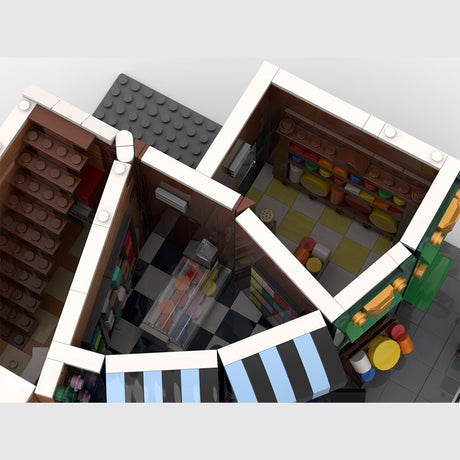 MOC - 256881 Holiday Corner Street Klemmbausteine - LesDiy - Klemmbausteine