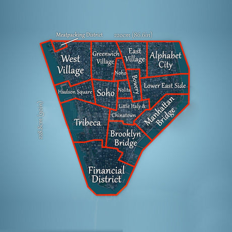 MOC - 257585 - 1/2000 Scale Manhattan - New York City Klemmbausteine - LesDiy - Klemmbausteine