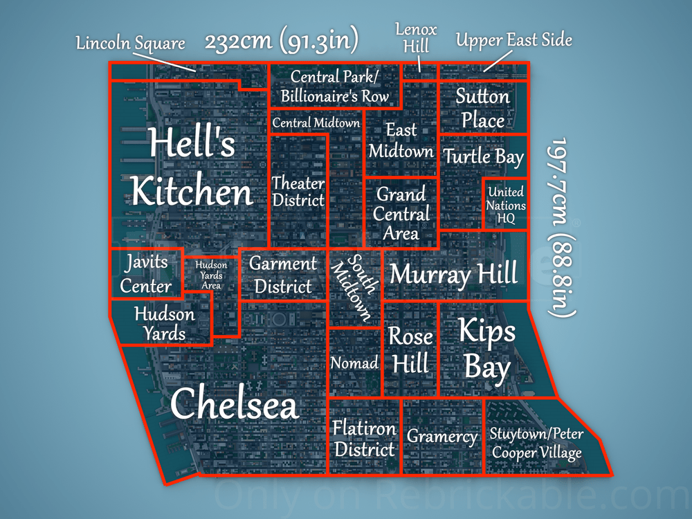 MOC - 257585 - Manhattan - New York City Klemmbausteine - LesDiy - Klemmbausteine