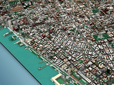 MOC - 257585 - Manhattan - New York City Klemmbausteine - LesDiy - Klemmbausteine