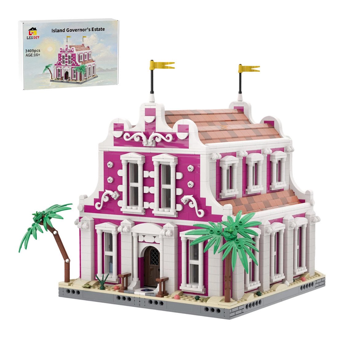 MOC-258528 Gouverneurssitz – Seefahrerbucht Klemmbausteine-LesDiy-Klemmbausteine