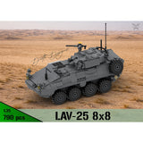 MOC - 259238 1:35 Scale (v2) Light Armoured Vehicle LAV - 25 Klemmbausteine - LesDiy - Klemmbausteine