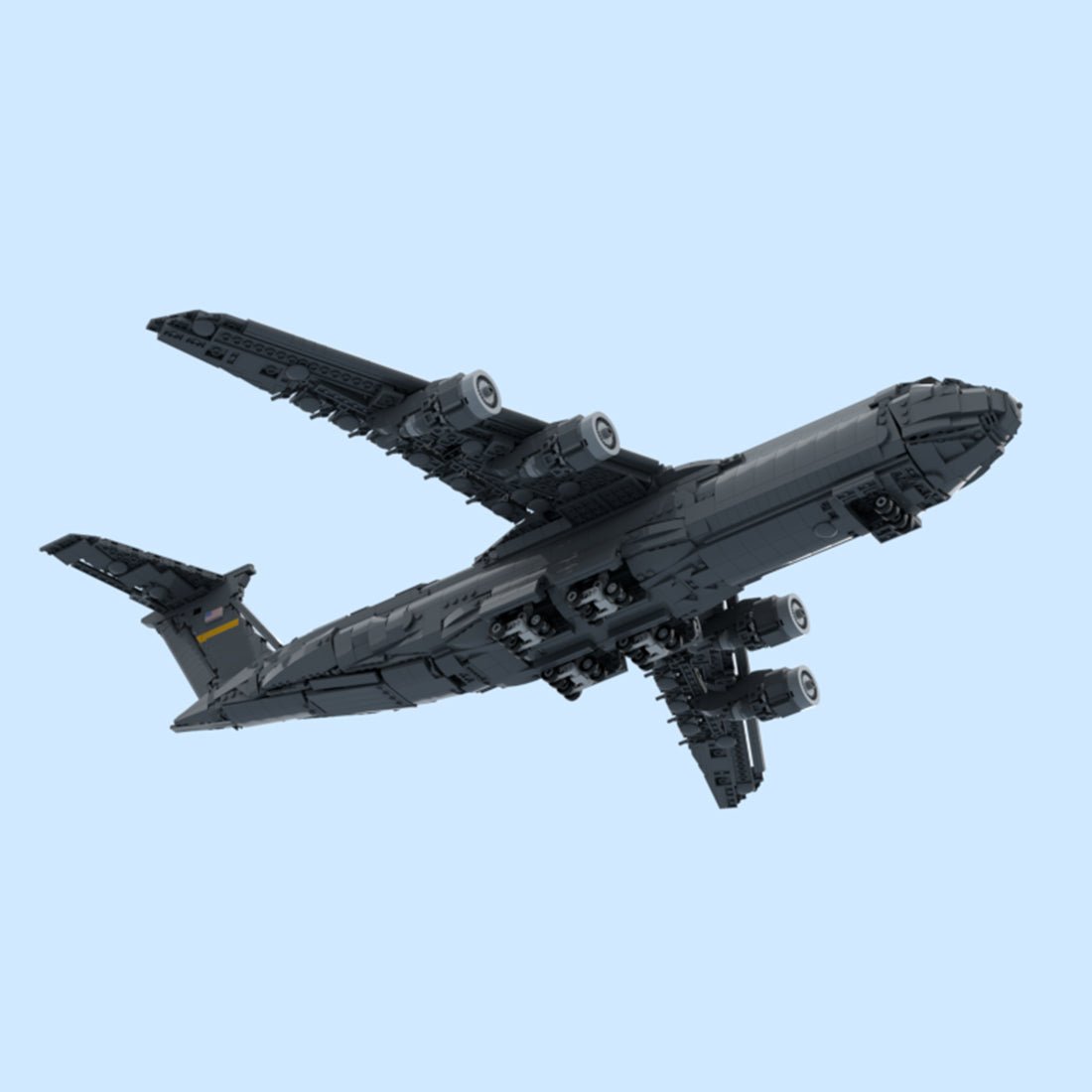 MOC-259332 Lockheed C-5 Galaxy Klemmbausteine-LesDiy-Klemmbausteine