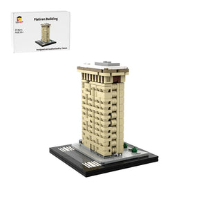 MOC-261055 Flatiron Building 1:800 scale Klemmbausteine-LesDiy-Klemmbausteine