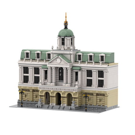 MOC-262028 Zentralbank | Modular Klemmbausteine-LesDiy-Klemmbausteine