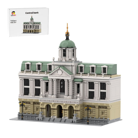 MOC-262028 Zentralbank | Modular Klemmbausteine-LesDiy-Klemmbausteine