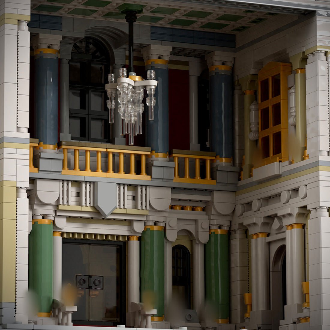 MOC-262028 Zentralbank | Modular Klemmbausteine-LesDiy-Klemmbausteine