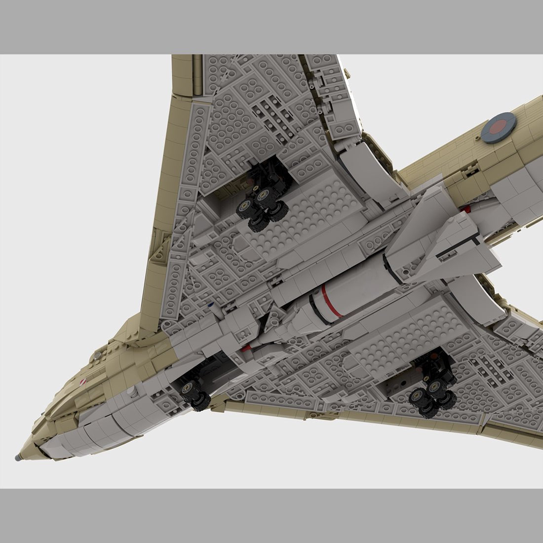 MOC-262401 + MOC-265563 Handley Page Victor with Extra Accessories Klemmbausteine-LesDiy-Klemmbausteine