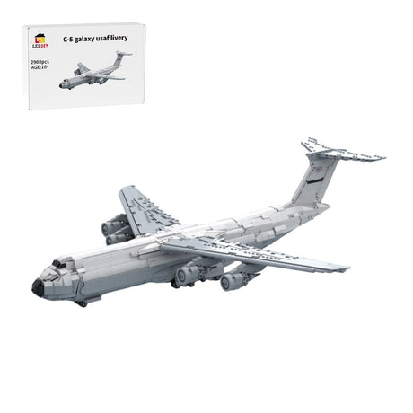 MOC-263691 alte USAF-Lackierung Lockheed C-5 Galaxy Klemmbausteine-LesDiy-Klemmbausteine