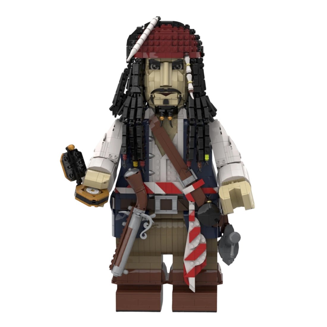 MOC-264451 Captain Jack Sparrow megafigure Klemmbausteine-LesDiy-Klemmbausteine