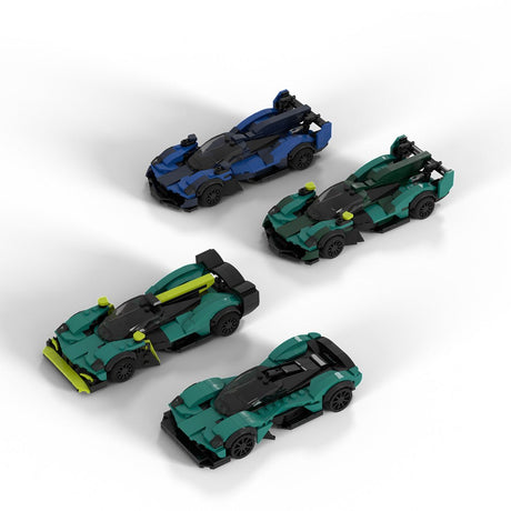 MOC-265825 Aston Martin Valkyrie 4-in-1 Bundle Klemmbausteine-LesDiy-Klemmbausteine