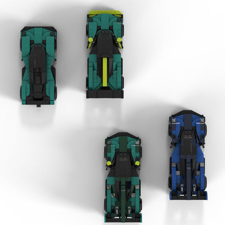 MOC-265825 Aston Martin Valkyrie 4-in-1 Bundle Klemmbausteine-LesDiy-Klemmbausteine