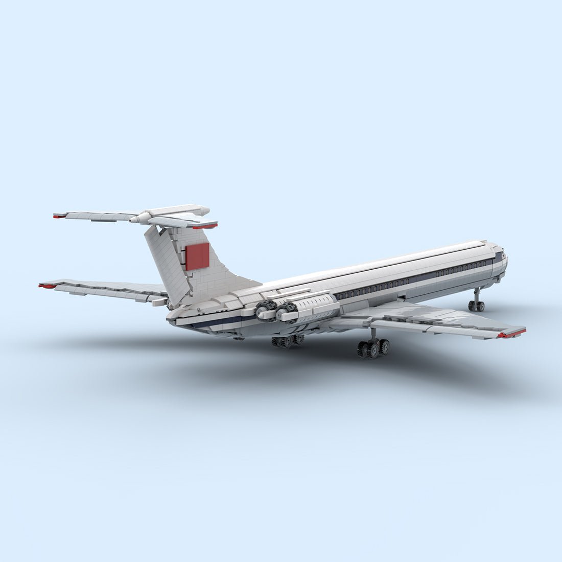 MOC-265942 Il-62 – Aeroflot Klemmbausteine-LesDiy-Klemmbausteine