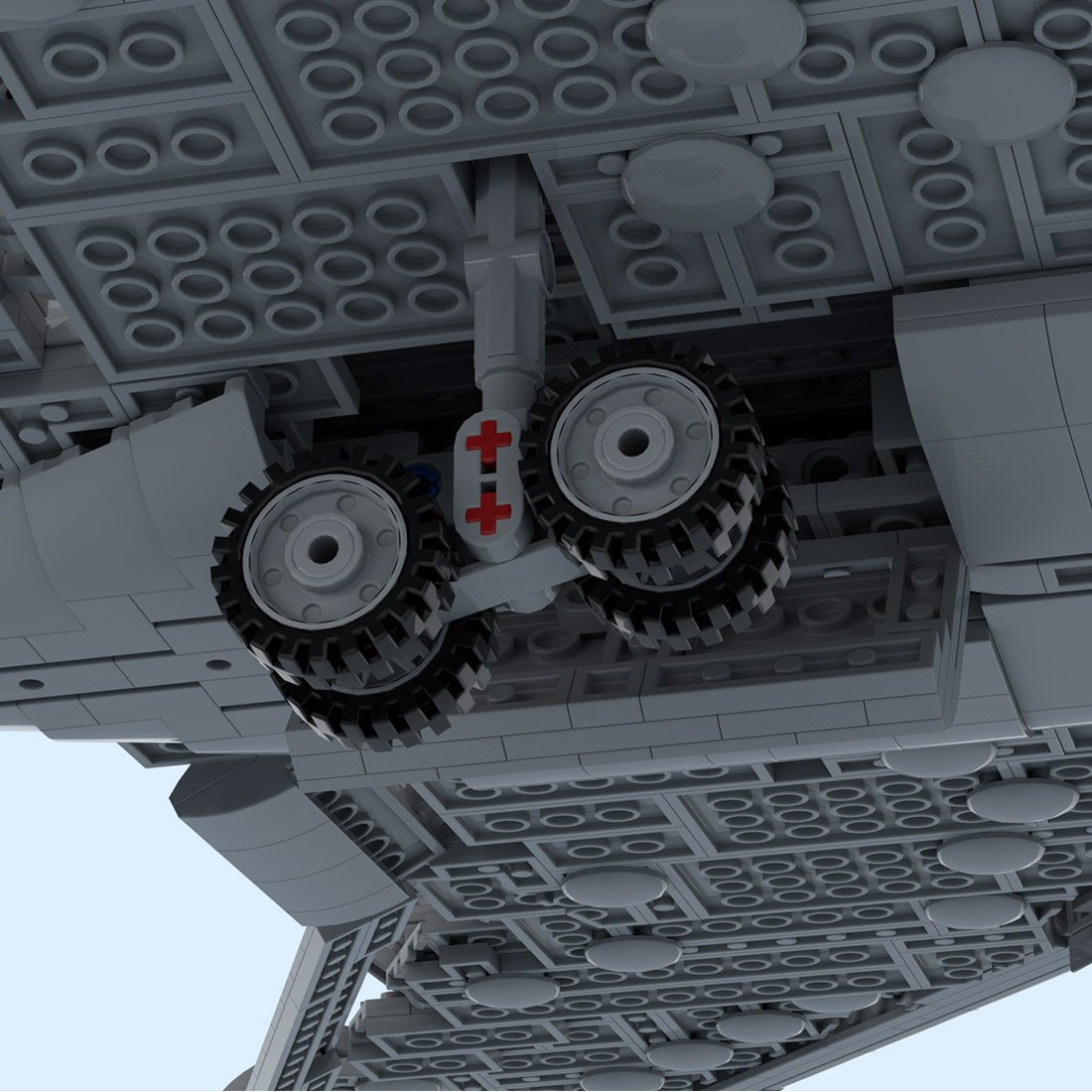 MOC-265945 Il-62 - Interflug Klemmbausteine-LesDiy-Klemmbausteine