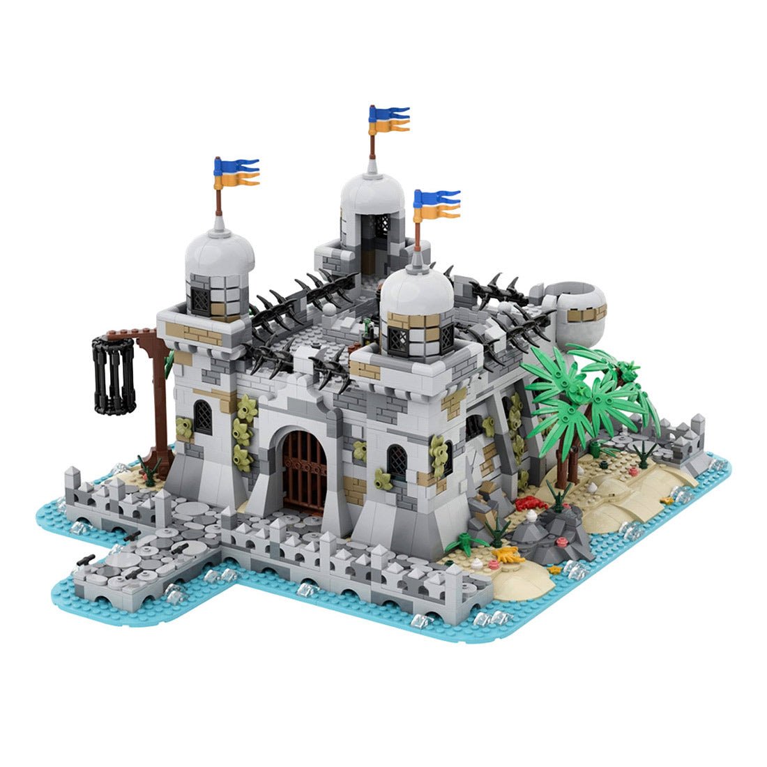 MOC-266198 Piraten-Gefängnis – Seefahrer-Bucht Klemmbausteine-LesDiy-Klemmbausteine