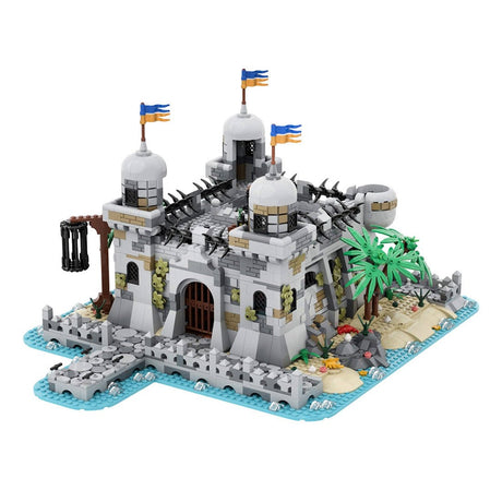 MOC-266198 Piraten-Gefängnis – Seefahrer-Bucht Klemmbausteine-LesDiy-Klemmbausteine