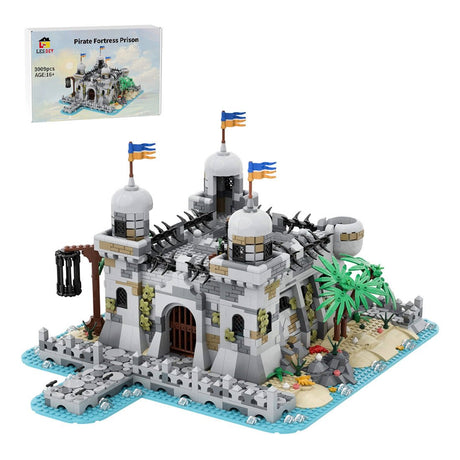 MOC-266198 Piraten-Gefängnis – Seefahrer-Bucht Klemmbausteine-LesDiy-Klemmbausteine
