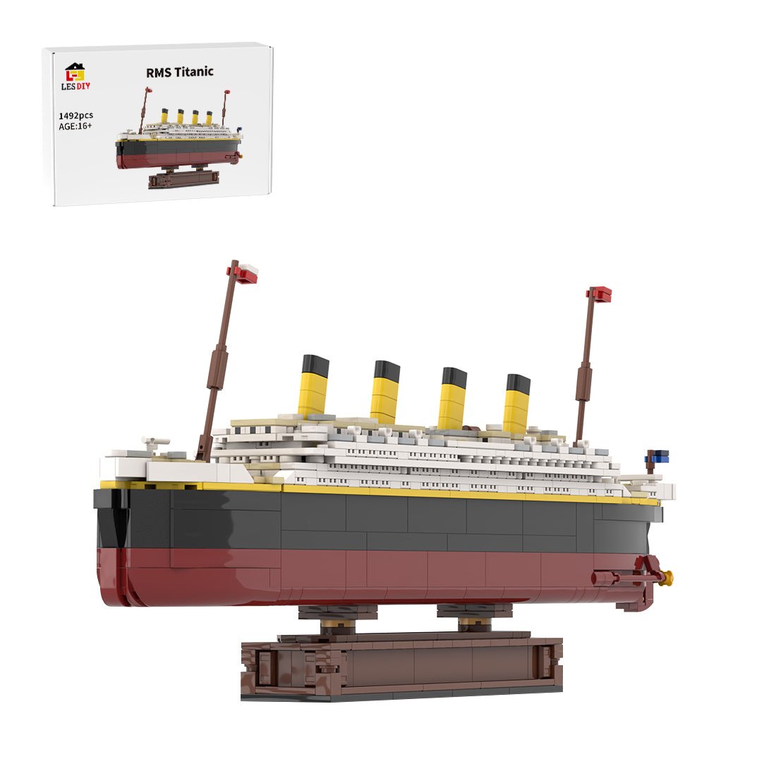 MOC-267151 RMS Titanic Klemmbausteine-LesDiy-Klemmbausteine