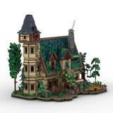 MOC-267546 Medieval Emerald Cottage Klemmbausteine-LesDiy-Klemmbausteine