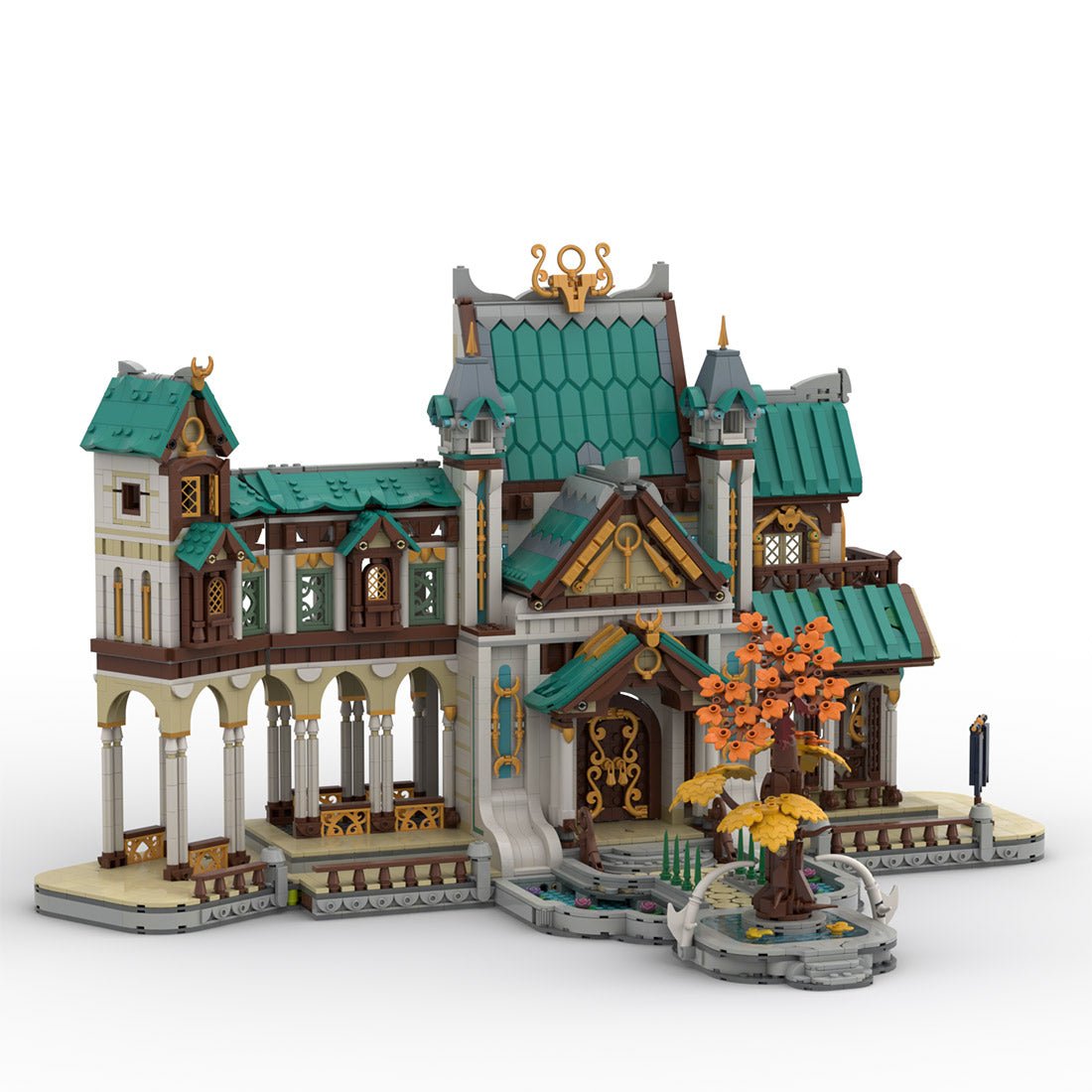 MOC-268897 Elven Sanctuary Klemmbausteine-LesDiy-Klemmbausteine