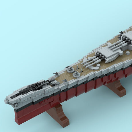 MOC-270039 Schlachtschiff der Iowa-Klasse Klemmbausteine-LesDiy-Klemmbausteine
