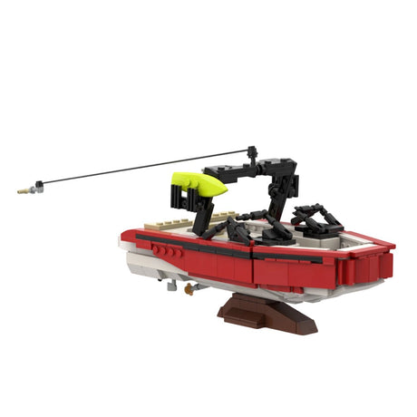 MOC-271820 Wakeboard & Watersport Boat Klemmbausteine-LesDiy-Klemmbausteine