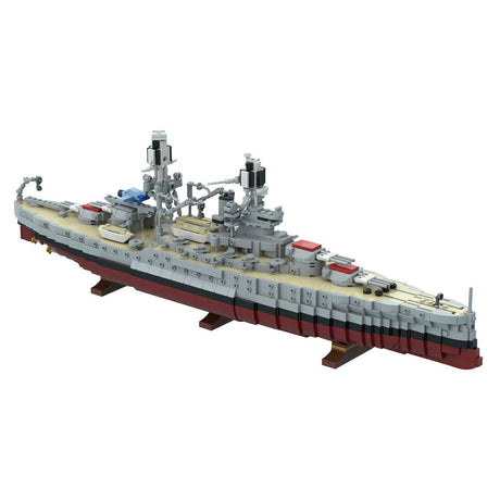 MOC-275741 USS Arizona Klemmbausteine-LesDiy-Klemmbausteine