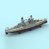 MOC-275741 USS Arizona Klemmbausteine-LesDiy-Klemmbausteine